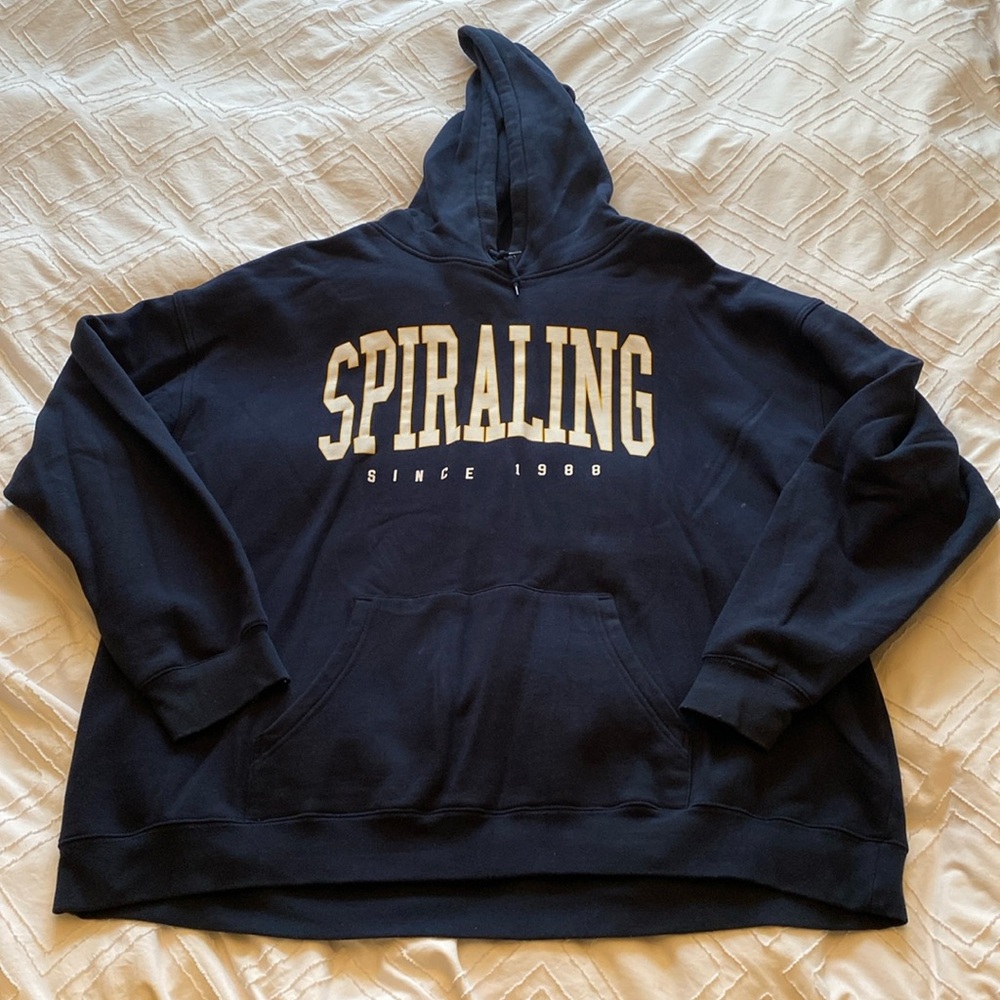 Shane Dawson Spiraling Since 1988 navy pullover hoodie